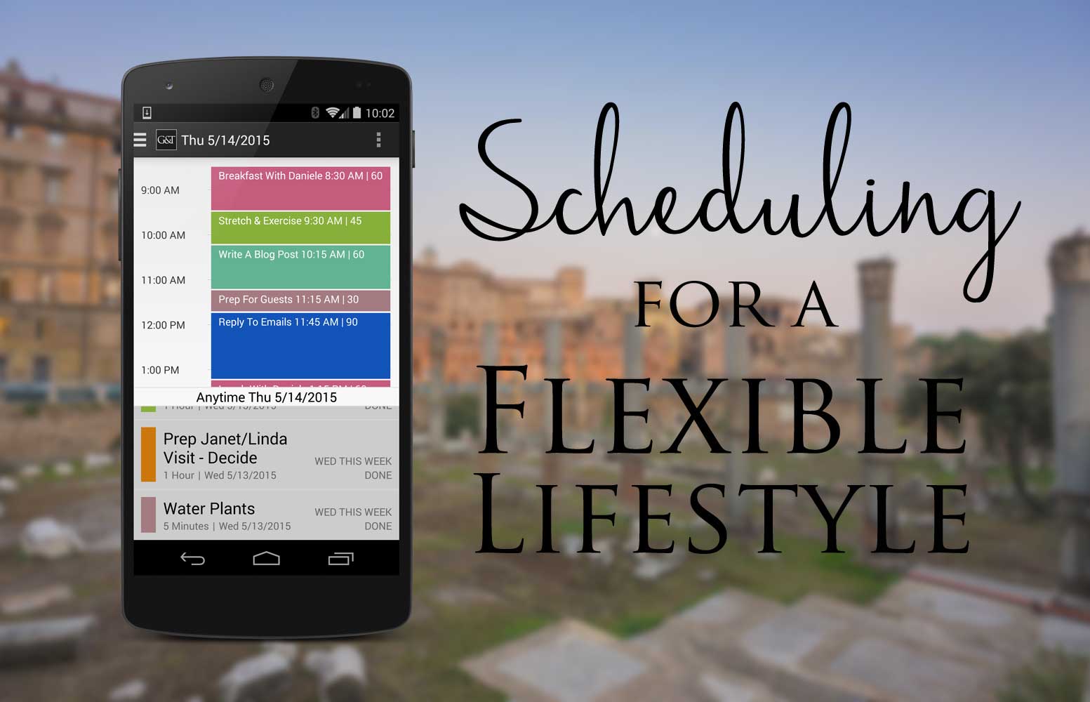 Simply Goals & Tasks | Scheduling for a Flexible Lifestyle